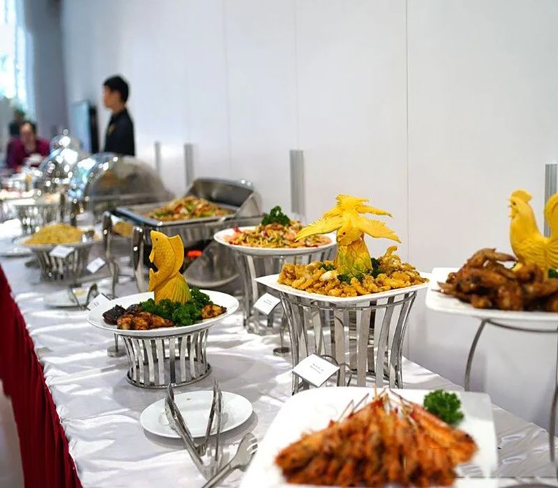 thiết bị tiệc buffet