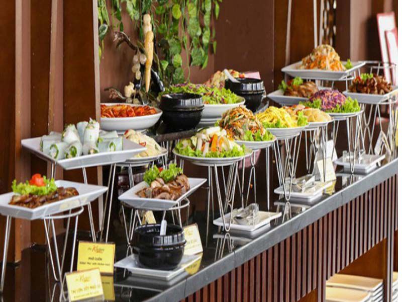 Trang trí quầy buffet