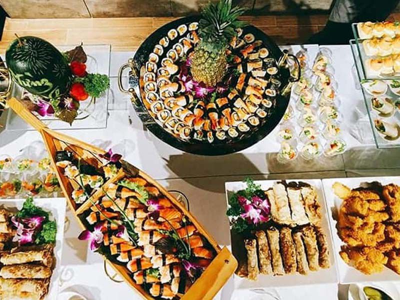 Điểm qua ưu điểm khi lựa chọn tổ chức buffet tại nhà