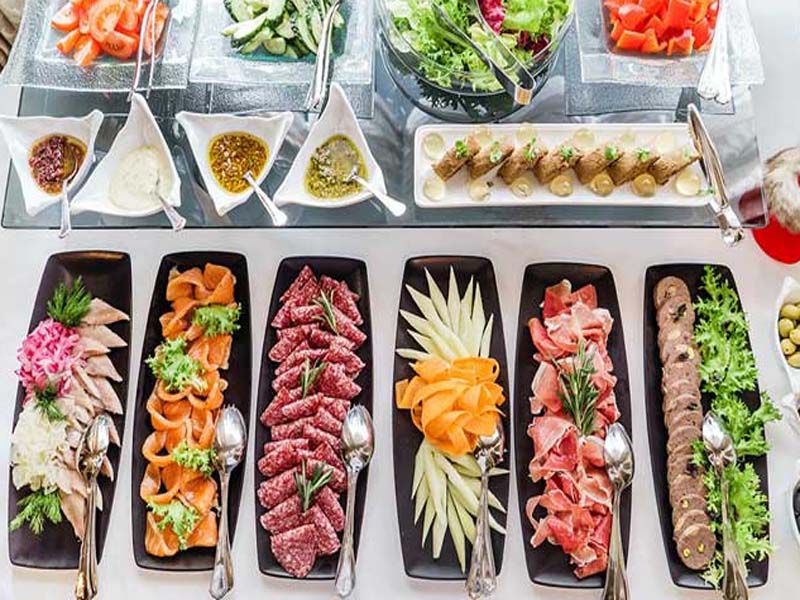 Khái niệm tiệc buffet tại nhà