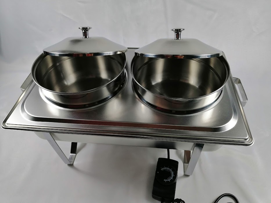 Nồi hâm nóng thức ăn buffet thường được sử dụng từ chất liệu inox