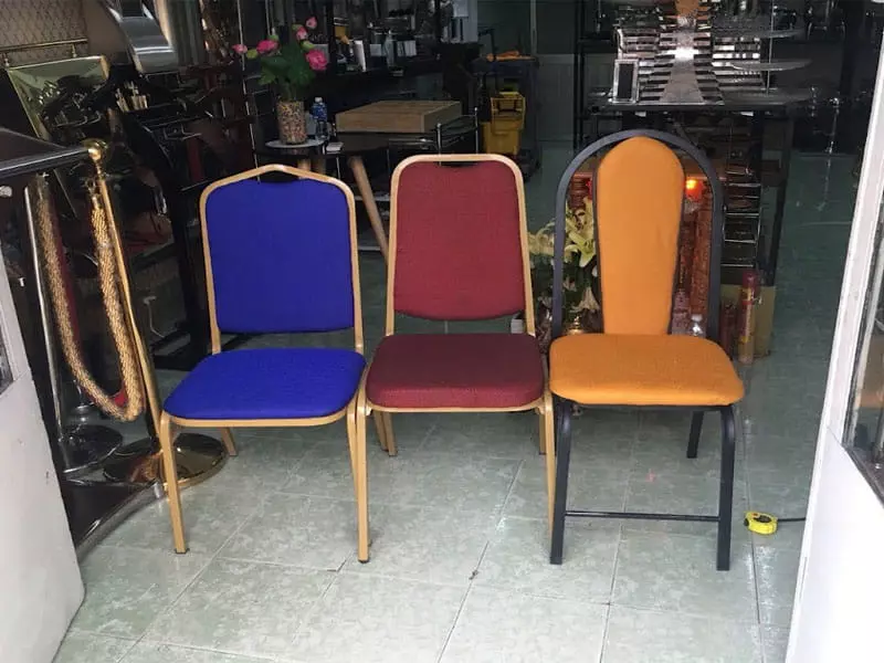 Tiêu chuẩn chọn ghế phòng tiệc sắt sơn