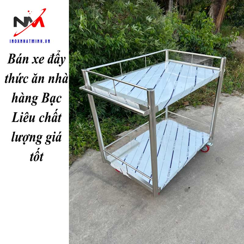 Bán xe đẩy thức ăn nhà hàng Bạc Liêu chất lượng giá tốt