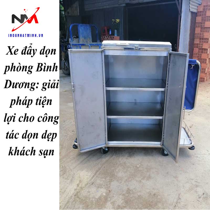 Xe đẩy dọn phòng Bình Dương: giải pháp tiện lợi cho công tác dọn dẹp khách sạn