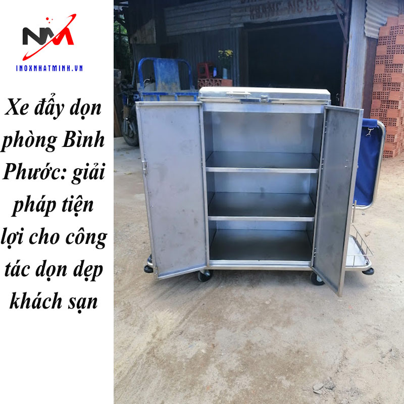 Xe đẩy dọn phòng Bình Phước: giải pháp tiện lợi cho công tác dọn dẹp khách sạn