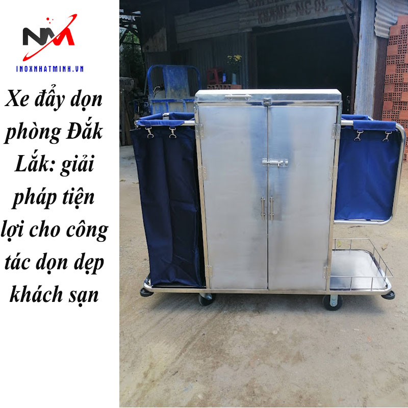 Xe đẩy dọn phòng Đắk Lắk: giải pháp tiện lợi cho công tác dọn dẹp khách sạn