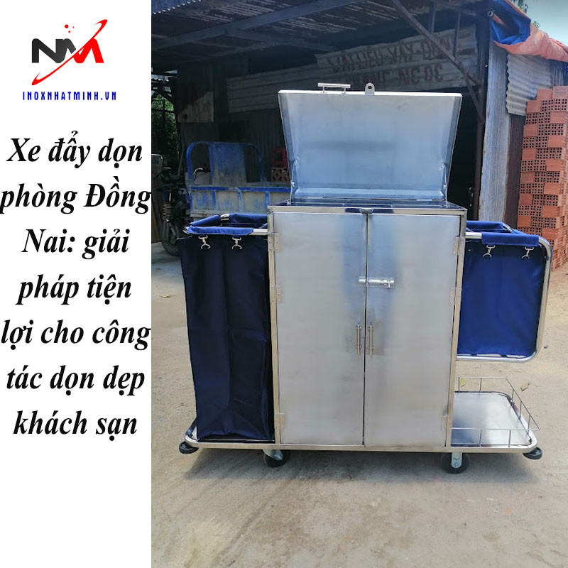 Xe đẩy dọn phòng Đồng Nai: giải pháp tiện lợi cho công tác dọn dẹp khách sạn